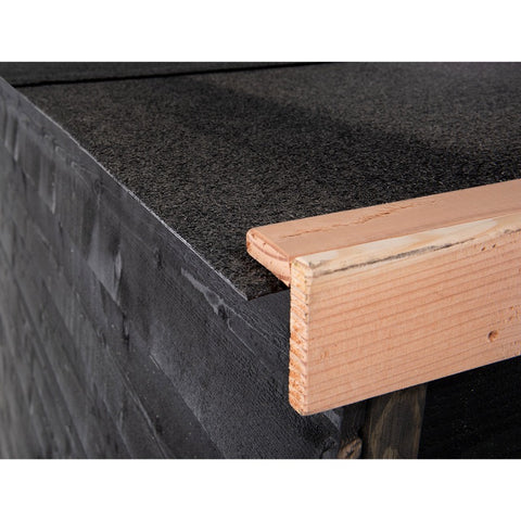 Hondenhok_kennel_douglas_geimpregneerd_hout_zweeds_rabat_nachthok_duurzaam_onderhoudsvrij_voldux_bordercollie_groot_ruimte_bovenkant_materiaal_afgewerkt_dichtbij_kwaliteit_Rex