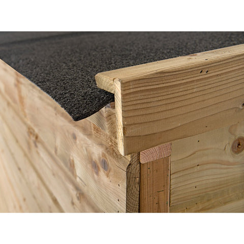 Hondenhok_kennel_douglas_geimpregneerd_hout_zweeds_rabat_nachthok_duurzaam_onderhoudsvrij_voldux_dak_materiaal_dichtbij_kwaliteit_Sam