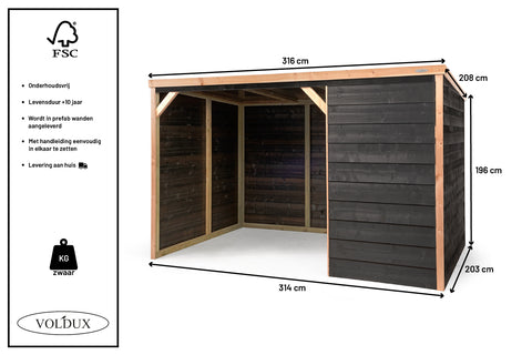 Voldox Schuilstal November specificaties