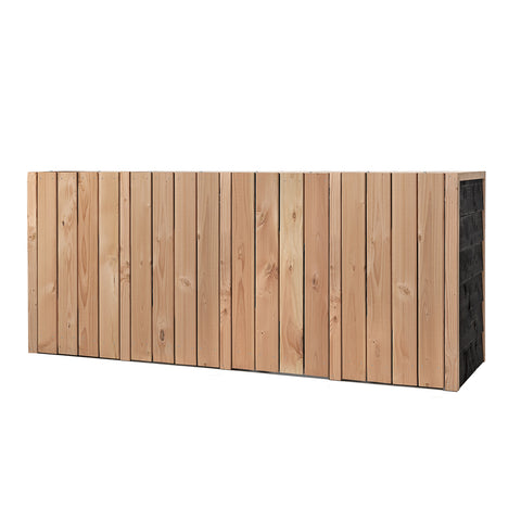 Container Ombouw Hout Volente 4 Containers - Kliko Ombouw Cato