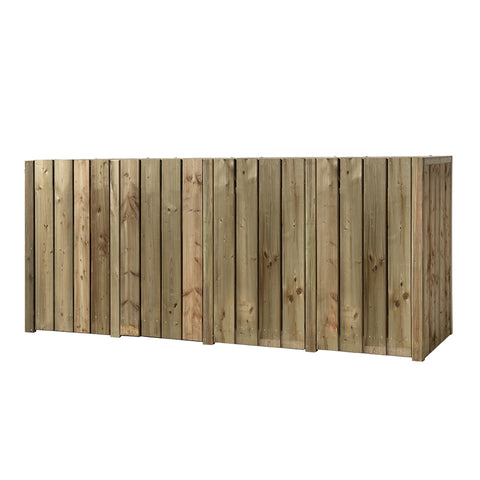 Container Ombouw Hout Volente 4 Containers - Kliko Ombouw Kees