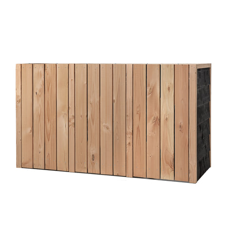 Container Ombouw Hout Volente 3 Containers - Kliko Ombouw - Drie Dubbel Fleur