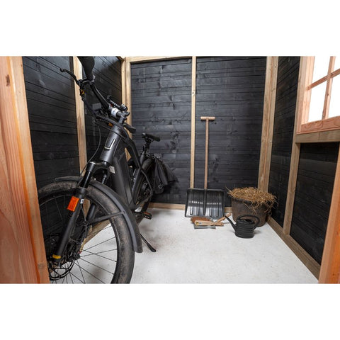 Kippenhok met Schuilstal en houten schuur Volente Jan - 564x196x208cm