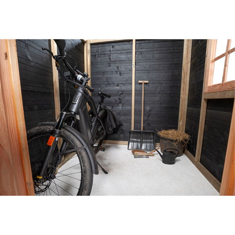 Kippenhok en Houten Schuur Overkapping Volente Kasper- 198x196x208cm