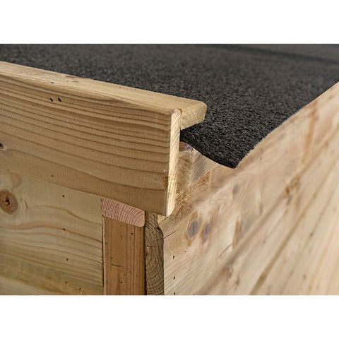 Kippenhok en Houten Schuur Volente Lucas - 217x210x197cm