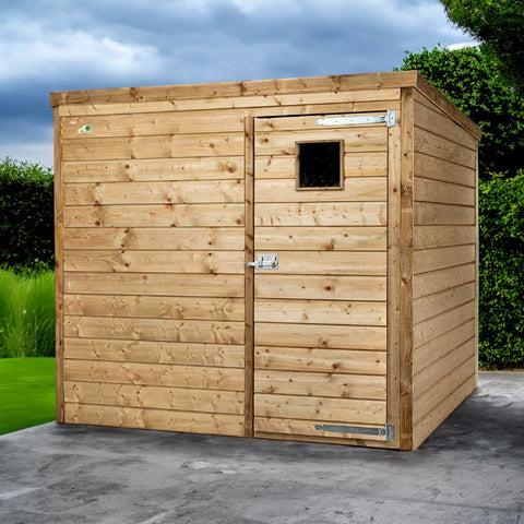 Kippenhok en Houten Schuur Volente Lucas - 217x210x197cm