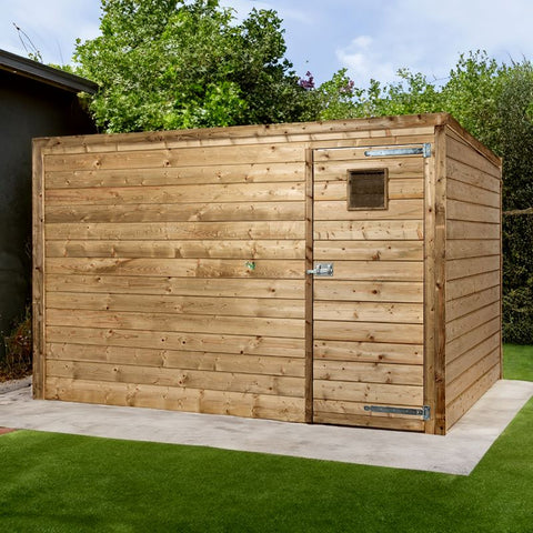 Kippenhok en Houten Schuur Volente  Lucas XL - 318x210x197cm