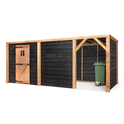 Kippenhok en Houten Schuur Overkapping Volente Tijn