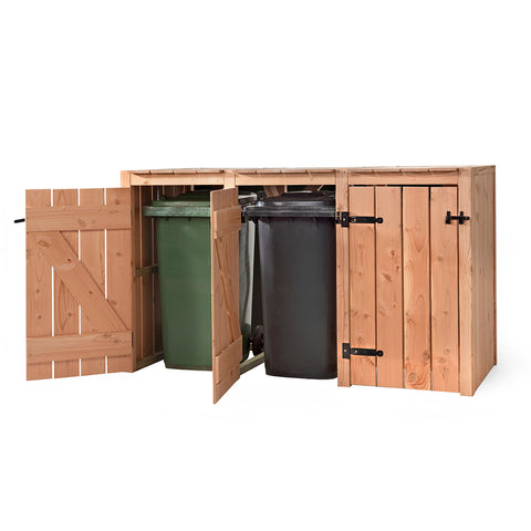 Container Ombouw Hout Volente 3 Containers - Kliko Ombouw - Drie Dubbel Eva