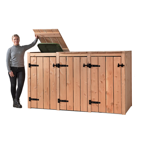 Container Ombouw Hout Volente 3 Containers - Kliko Ombouw - Drie Dubbel Eva