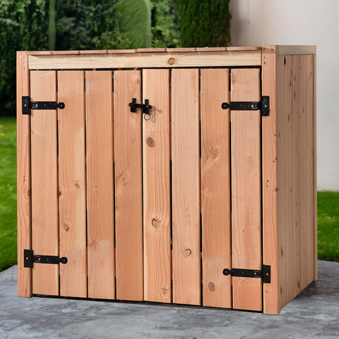 Container Ombouw Hout Volente 2 Containers - Kliko Ombouw - Dubbel Demi