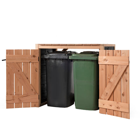 Container Ombouw Hout  Volente 2 Containers - Kliko Ombouw - Dubbel Yente