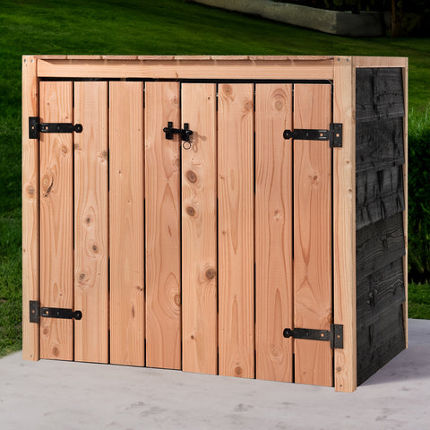 Container Ombouw Hout  Volente 2 Containers - Kliko Ombouw - Dubbel Yente