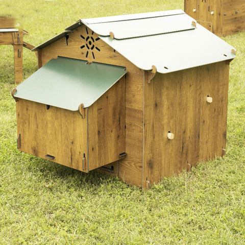 Cucciolotta kippenhok chalet L legbak