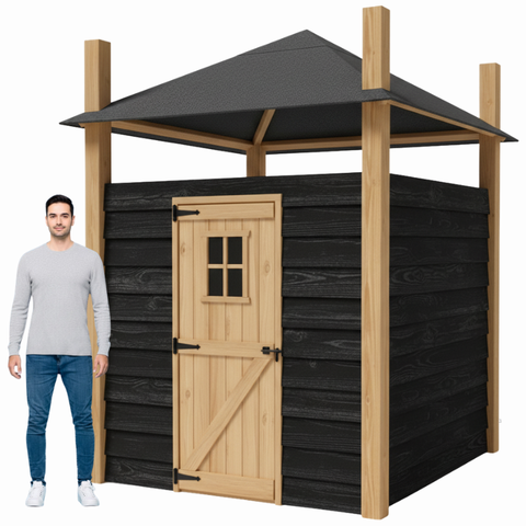 Kippenhok Hooiberg Bouwpakket Vera XL - 507x215x300cm