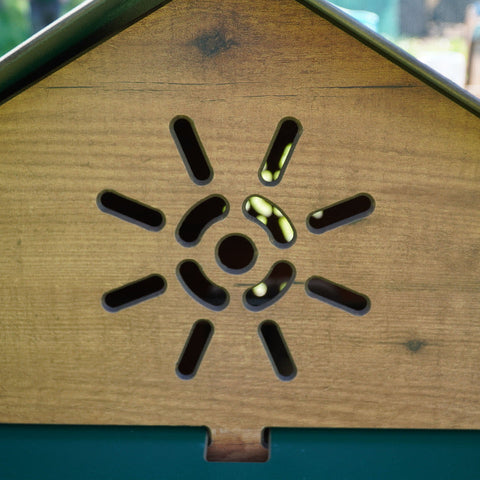 ventilatiegaten kippenhok in cucciolotta  