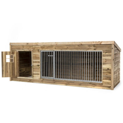 Hondenkennel Luna XL met Nachthok Voldux - 342x130x132cm