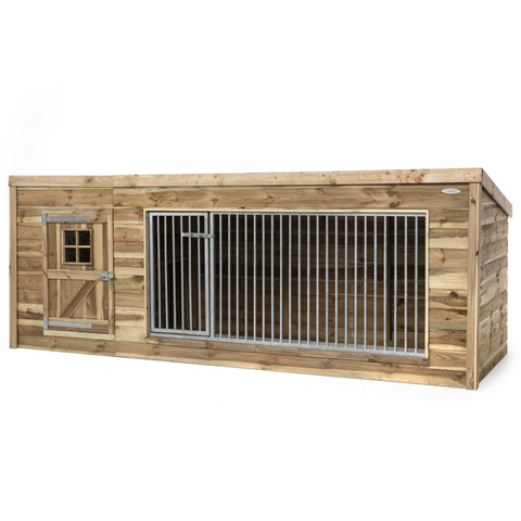 Hondenkennel Luna XL met Nachthok Voldux - 342x130x132cm