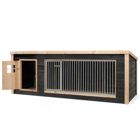 Hondenkennel Reno XL met Nachthok Voldux - 342x130x132cm