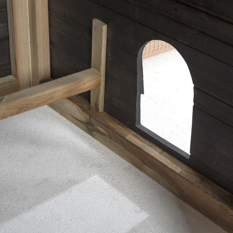 Kippenhok Hooiberg Bouwpakket Niek Voldux - 175x175x225cm