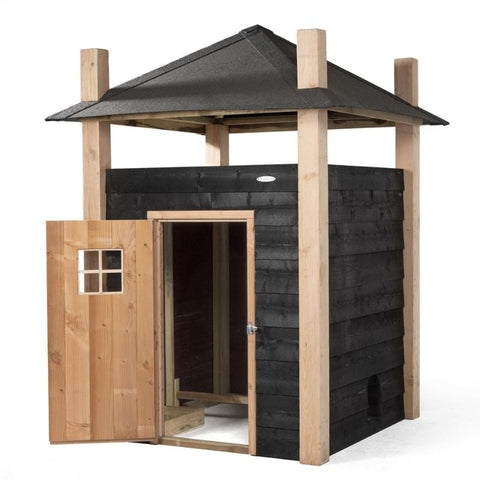 Kippenhok Hooiberg Bouwpakket Niek XL Voldux - 462x175x225cm