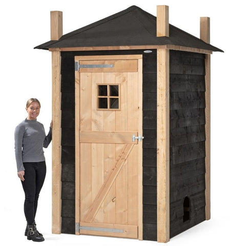 Kippenhok Hooiberg Bouwpakket Mees Voldux - 150x150x235cm