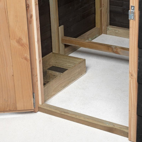 Kippenhok Hooiberg Bouwpakket Mees XL Voldux - 437x150x235cm