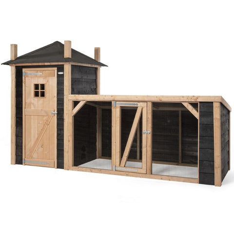 Kippenhok Hooiberg Gijs Voldux: nachthok links