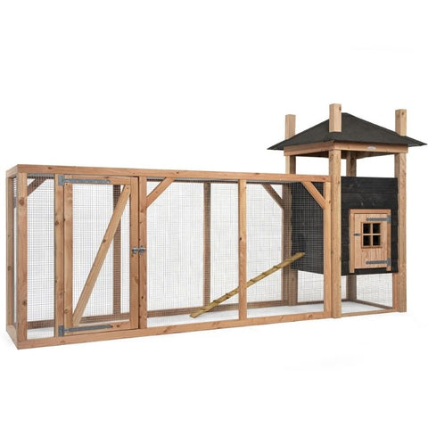 Konijnenhok Hooiberg Tom XL Voldux - 411x125x225cm