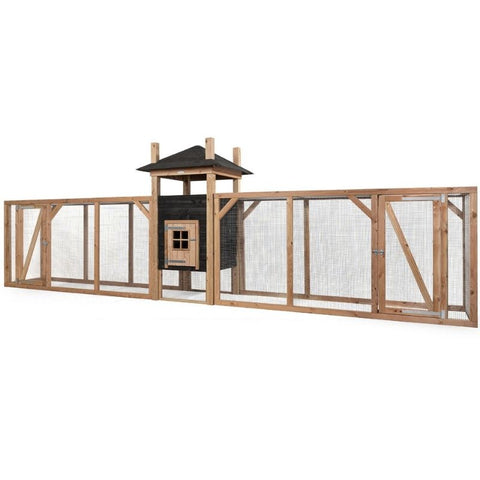 Kippenhok Hooiberg Ties XXL Voldux - 697x125x225cm