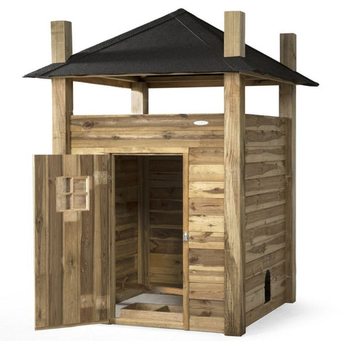 Kippenhok Hooiberg Bouwpakket Loes Voldux - 175x175x225cm