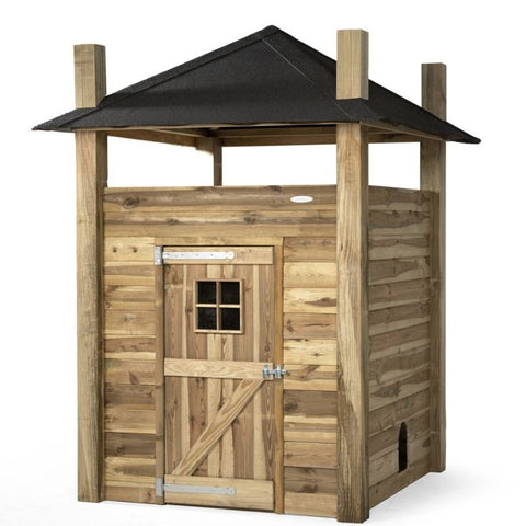 Kippenhok Hooiberg Bouwpakket Loes Voldux - 175x175x225cm