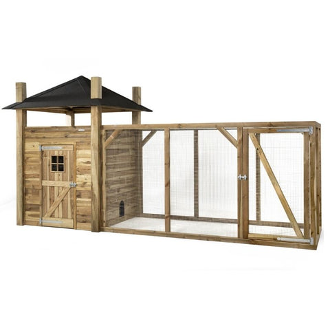 Kippenhok Hooiberg Bouwpakket Julia XL - 507x215x300cm