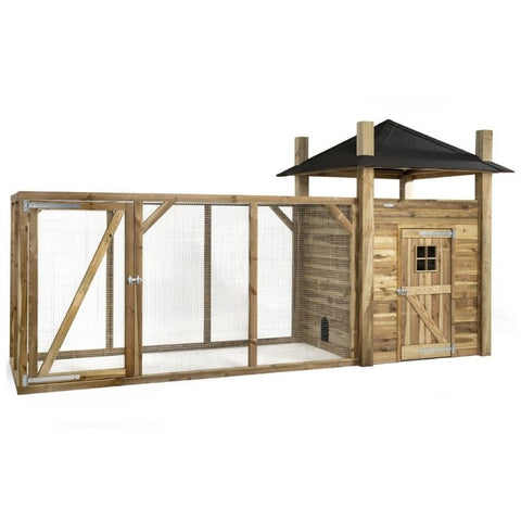 Kippenhok Hooiberg Bouwpakket Julia XL - 507x215x300cm