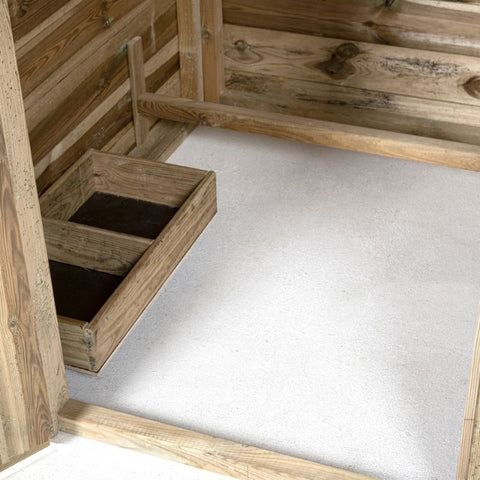 Kippenhok Hooiberg Bouwpakket Eline Voldux - 150x150x235cm