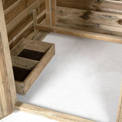 Kippenhok Hooiberg Lotte van binnen