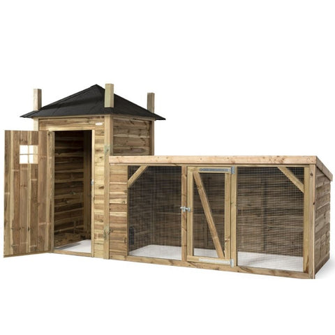 Kippenhok Hooiberg Lotte nachthok links