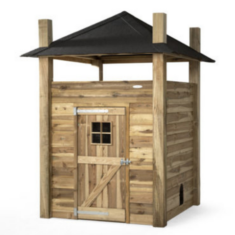 Konijnenhok Hooiberg Bouwpakket Loes Voldux - 175x175x225cm