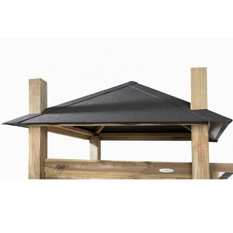 Konijnenhok Hooiberg Bouwpakket Loes XL Voldux - 462x175x225cm