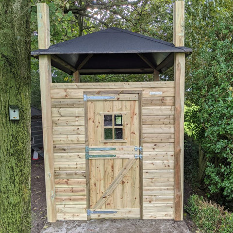 Kippenhok Hooiberg Bouwpakket Julia  - 215x215x300cm