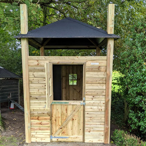 Kippenhok Hooiberg Bouwpakket Julia  - 215x215x300cm