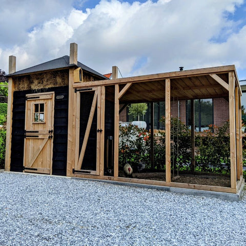 Kippenhok Hooiberg Bouwpakket Vera DELUXE - 507x215x300cm