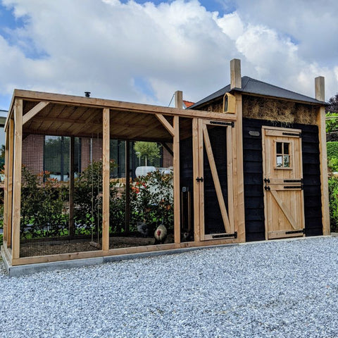 Kippenhok Hooiberg Bouwpakket Vera DELUXE - 507x215x300cm