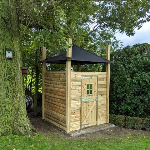 Konijnenhok Hooiberg Bouwpakket Julia - 215x215x300cm