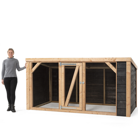 Konijnenren Milan Voldux - 260x130x132cm