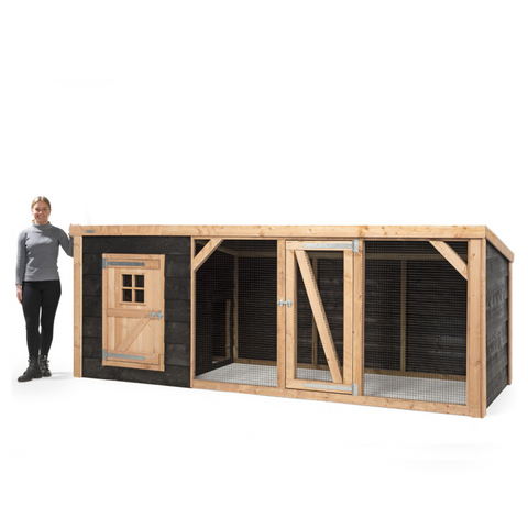Konijnenhok Milan XL Voldux - 342x130x132cm