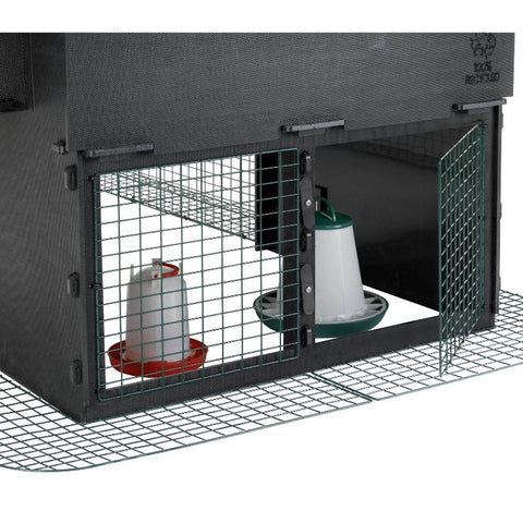 Kunststof Kippenhok Nestera Large met 3 meter ren - 160x300x117cm