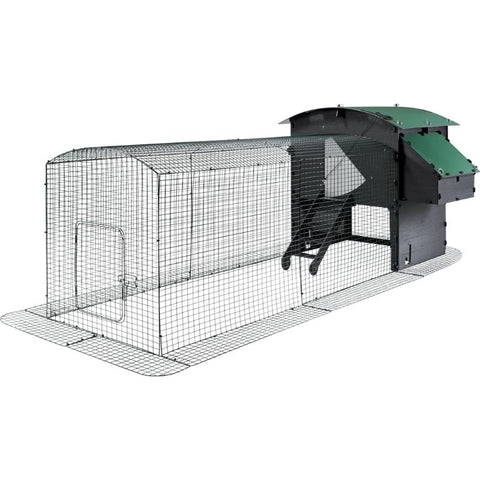 Kunststof Kippenhok Nestera Large met 3 meter ren - 160x300x117cm