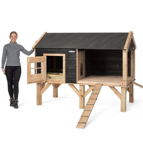 Voldux kippenhok David met vrouw