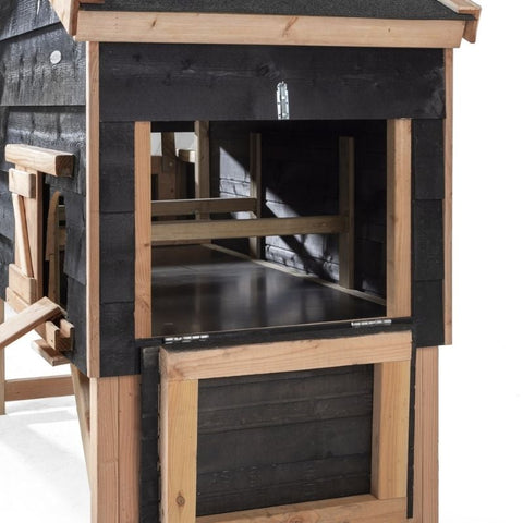 Kippenhok Jens XL van binnen